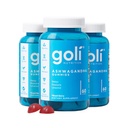 Goli Ashwagandha & Vitamin D Gummy - 180 Count - Mixed Berry, KSM-66, Vegan, Plant Based, Non-GMO, Gluten-Free & Gelatin Free Relax. Restore. Abspulen, 3er Pack
