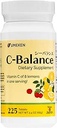 Umeken C-Balance Kaubare Vitamin C-Ergänzungen, hohe Potenz für Erwachsene & Kinder, mit Zitronensäure und Gamma-Linolensäure, Vitamin C Chewables, 7.1 Ounce, 200g, 4.5 Months Supply, Paket von 2