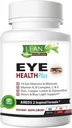 Areds 2 Augengesundheit Plus w/ Kupfer, Vitamin A B C E, Lutein & Zeaxanthin, Quercetin, Zink, Bilberry Extract, Biotin - Achte Pflege, Trockenheit, Strain, Nachtsicht Ergänzung für Erwachsene 60 Kapsel