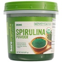 BareOrganics Spirulina Pulver - Bio Superfood Pulver - Vegan, Nicht-GVO, Glutenfrei - High Protein, Antioxidans-reich für Smoothies, Säfte, Shakes & Daily Wellness, 8 Oz