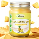 15OZ Sea Moss Gel Irish Wildcrafted Seamoss Gel, Vegan Superfood Vitamins Mineralische Unterstützung, Ananas Flavor