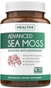 Bio Irish Sea Moss Capsules - Bio Sea Moss Capsules mit Bladderwrack Burdock Root und Black Pepper Extract für Enhanced Absorption - Vegan Non-GMO & Made in USA (3 Month Supply)