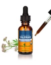 Kräuter Pharm Certified Organic Valerian Root Liquid Extract für Entspannung und Erholungsschlaf, Bio Cane Alcohol, 1 Unze