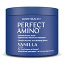 BodyHealth PerfectAmino Powder - BCAA und EAA Pulver für Vor- und Nacharbeit - Aminosäure Energy Drink für Männer und Frauen, um Lean Muskel und Erholung zu unterstützen - Vanille - 30 Servietten