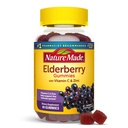 Natur Made Elderberry mit Vitamin C und Zink, Nahrungsergänzung für Immununterstützung, 60 Elderberry Gummies, 30 Tage Versorgung