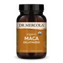 Dr. Mercola Organic Maca Gelatinized Nahrungsergänzungsmittel, 30 Portionen (60 Kapseln), Non GMO, Glutenfrei, Sojafrei, USDA Organic