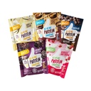 FlavCity All in One Protein Shake Powder Packets - On the Go Mahlzeit Alternative + 25g Protein & 10g Kollagen, hergestellt aus Bio-Reishi & Cordyceps-Pilzen - No Added Sugars, Variety 10 Pack