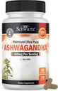 BioSchwartz Ashwagandha Ergänzungen - Extra Strength Ashwagandha Kapseln 500mg pro Servieren - Glutenfrei, Non-GMO, Made in USA mit global Sourced Ingredients, 60 Portionen (120 Count)