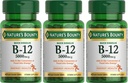 Vitamine B-12 5000 mcg, 40 comprimés à dissolution rapide (paquet de 3)