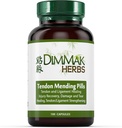 Zertifizierte Bio Tendon Ergänzungen: Tendon und Ligament Regeneration und Reparatur von Dimmak Kräuter - 100 Caps 500mg