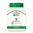 21st Century E 400 I.U. (Dl-Alpha) Softgels, 110 Count (Pack von 2)