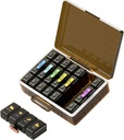 Wöchentliche Pille Organizer 4 Mal am Tag, große Komponenten Pille Box 4X 7 Tag, Medizin Organizer Pille Fall für Pillen/Vitamine/Fische Öle/Medikation/Ergänzungen (braun)