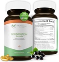 Foundation Formula | Tick Immun Support Supplement | mit japanischem Knotweed Root, Cat's Claw, Milk Thistle | Resveratrol Supplement | Non-GMO, All-Natural & Vegetarian, 270 Kapseln