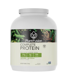 PlantFusion Complete Vegan Protein Powder - Pflanzenbasiertes Proteinpulver mit BCAAs, Verdauungsenzyme und Pea Protein - Keto, Glutenfrei, Non-Dairy, No Sugar, Non-GMO - Natural- No Stevia 5 lb Bulk
