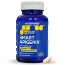 NATURAL STACKS Apigenin Ergänzung für Schlaf - 50mg Apigenin & 600mg Lemon Balm - Melatonin kostenlose Schlafhilfe - mit Passion Blumen Extrakt für Stress Support* - 120 Zitronen Balsam Kapseln