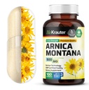BIO KRAUTER Arnica Montana Kapseln - 500 mg Arnica Kapseln für Bruising und Swelling - Vegan - 100 Zähler