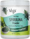 Bio-Sprulina-Pulver - Blaugrüne Algen Pflanzen-basierte Superfood-Mischung - Antioxidant-Rich mit Chlorophyll, Vitamine & Minerale für Reinigung, Energie & Immunität Unterstützung - Vegan, Non-GMO - 8 Unze