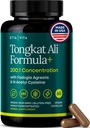 Potent Longjack - Tongkat Ali & Fadogia Agrestis Ergänzung für Männer & Frauen Energie, T-Unterstützung, Lean Muskelwachstum & Erholung, Hormonal Balance, Pre-Workout mit Vegan NAC Liver Detox & Cleanse