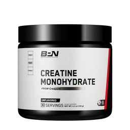 BARE PERFORMANCE NUTRITION, BPN Pure Creatine Monohydrat Pulver von Creapure, 5g Kreatin pro Servierung, unterstützt Muskelwachstum, Unflavored Creatine Powder, 30 Servicings