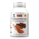 ANDREW LESSMAN Cinnamon 400mg - 120 Kapseln - Hohe Potenz, Standardisierter Extrakt. Keine Zusatzstoffe. Kleine einfache Swallow Kapseln