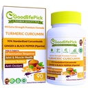 Premium Turmeric Capsules mit Ginger und Black Pepper. Kurkuma Ergänzung aus Kurkuma 95% Curcuminoide & Ginger Root AllNatural NonGMO NO Rice Powder NO Stearate NO Silica NO Gluten 90ct