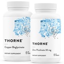 THORNE - Trace Minerals Bundle - Zink Picolinat und Kupferbisglycinat - Essentials for Wellness - 60 Servietten