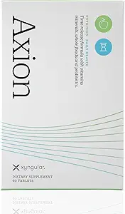 Axion | 60 Tabletten | Multivitamin für Frauen und Männer | Vitamine, Mineralien, Probiotische und Verdauungsenzyme | Vitamin B12, Vitamin C, Vitamin D, Vitamin E, Magnesium, Zink, Biotin und mehr