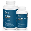 Dr. Tobias Omega 3 Fischöl und Vitamin D-3 fördert Gesamtgesundheit - 3 Monate Versorgung