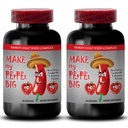 männliche Verbesserung Pillen erhöhen Größe - MAKE MY PEPPER BIG - NATURAL MALE ENLARGEMENT, Maca, L-Arginin, Longjack Pillen, männliche Leistung Enhancer, tongkat ali für Männer, männliche Libido Pillen, 2 Bot 120 Caps