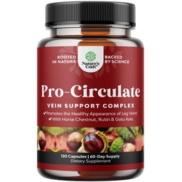 Vein-Unterstützung Ergänzungen Bein und Venen - Vollkörper Zirkulationsergänzung für Spider & Varicose Venen und verbesserten Fluss mit Pferd Chestnut Extract & Flavonoids - Vegan Non-GMO Mini Caps (2 Monate)