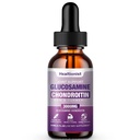 1 confezione Glucosamine Chondroitin MSM Liquid Drops, Extra Forza Joint Support Supplement per Adulti Uomo & Donne, Quercetin Boswelia, Bromelain, Antiossidante Supporto Immune (2 Fl oz)