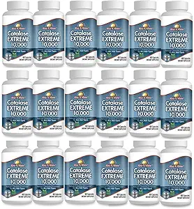 Rise-N-Shine Catalase Extreme Supplement 10.000 mit Saw Palmetto, Biotin, Fo-Ti, PABA - Haarergänzungsmittel für starkes Haar - 1440 Kapseln - Paket von 24 (24-Monat-Versorgung)