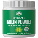 Bio-Inulin-Pulver natürliche Prebiotische Faser für Gut Gesundheit. USDA Organic Raw Plant Based Vegan Prebiotics FOS Supplement aus Jerusalem Artichoke. HSA + FSA Förderfähige Vitamine Nur Liste zugelassen