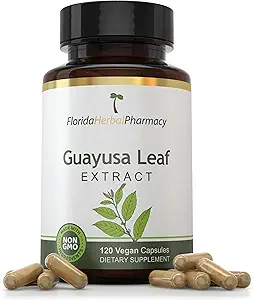 Florida Kräuter Apotheke, Guayusa Blatt Extrakt Ergänzung Kapseln