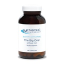 Metabolische Wartung Der große - Einmal täglich eisenfreie Multivitamin Mineralergänzung - Folat, B Vitamine, Biotin, Antioxidantien + Vitamin K, Immununterstützung Nährstoffe Vitamin A + C (90 Kapseln)