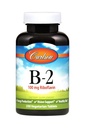 Carlson - B-2, 100 mg Riboflavin, Energieproduktion, Vision Support & Gesunde Haut, 250 vegetarische Tabletten