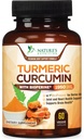 Kurkuminus-Ergänzung 1950mg - 95% Curcuminoide mit Organic Turmeric & BioPerine Black Pepper Extract für beste Absorption, Nature's Vegan Joint Support, Non-GMO, Bottled in USA - 60 Kapseln