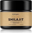 Shilajit Pure Himalayan Organic Shiilajit Resin mit 85+ Huminsäure, Trace Minerals, und Fulvic Acid, Leistungsstarkes Shilajit Gel für Männer und Frauen, Premium Enhancer for Energy and Immune Support, 60g