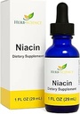 Flüssiges Vitamin B3 Tropfen - Kaltverarbeitete Niacin-Ergänzung, unterstützt Tongue & Hautgesundheit - Vegan, Non-Alkoholic und Qualität getestet.- 1 Fl. Oz, 36 Servierungen