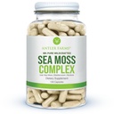 Geweihfarmen – 100% Pure Sea Moss Complex, 130 Kapseln, Wildcrafted Irish Sea Moss, Bladderwrack und Burdock Root – Eine potente Mischung für Wellness, Vegan-Friendly, Gluten, Soy und Dairy Free