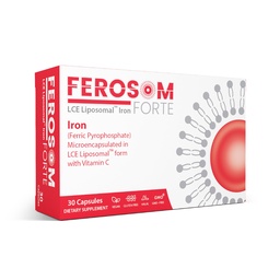 LCE Liposomal Iron Capsules – 30mg Elemental Iron mit Vitamin C – Gentle Supplement für Frauen und Männer – einfach zu verschlingen Vegan Capsules, 30 Count