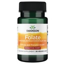 Swanson Folate (5-Methyltetrahydrofolic Acid) 400 mcg 30 Veg Capsules