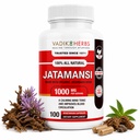 Vadik Kräuter Certified Organic Jatamansi Spikenard Root (Nardostachys jatamansi) Pulver | (100 Vegicaps) | Hergestellt mit Potent Extract Powder | 1 Cap Daily ~ Über 3 Monate Versorgung