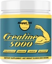 Micronized Creatine Monohydrat Pulver, Unflavored, Pre Workout, Post Workout, Erholung, Muskelaufbau, Verbesserung der sportlichen Leistung, 300 Gramm, 5000mg pro Servierung, 60 Servierungen