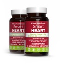 Grundmarken Smart Heart Odorless Omega-3 Fish Oil 1000mg - Dreifache Stärke EPA & DHA, Non-GMO, Herz & Kognitive Unterstützung - 90 Burpless Softgels - 2-Pack