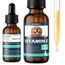 Vitamin E für Hunde - Hunde Vitamine E - Vitamin E Dropper für Hunde, Verbesserung der Haut- &amp; Fleisch-Gesundheit, Behandlung für Lebererkrankungen, Stärkung Immunsystem - Natürliche Formel für alle Altersgruppen, und Zucht - 30 ML