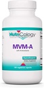 Nutricology MVM-A Supplement - Multivitamin für Männer und Frauen, mit Eisen, Tägliche Vitamine, für Erwachsene, Hohe Potenz, Bioverfügbar, Vegetarische Kapseln - 180 Zähler