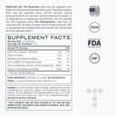 Elektrolytkapseln, Natürliche Ersatz-Rehydrierungssalze mit Magnesium, Zink, Calcium, & Natrium (100ct)