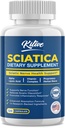 Sciatic Nerve Relief: Advanced Support Supplement für Sciatica – Potent Alpha Lipoic Acid & Turmeric & Herbal Relief Ingredients – Made in USA, 120 Kapseln (120 Count (Pack of 1), Banana)