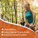 Jetzt Lebensmittel Vitamin D3 (Cholecalciferol) - 5.000 IU, 360 Softgels - High Potency Bone Health and Immun Support Supplement, Mood Booster - Halal, Kosher - 360 Count (Pack von 1)